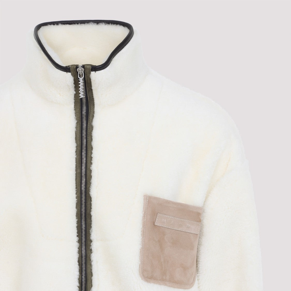 Marni Gray Shearling Jacket