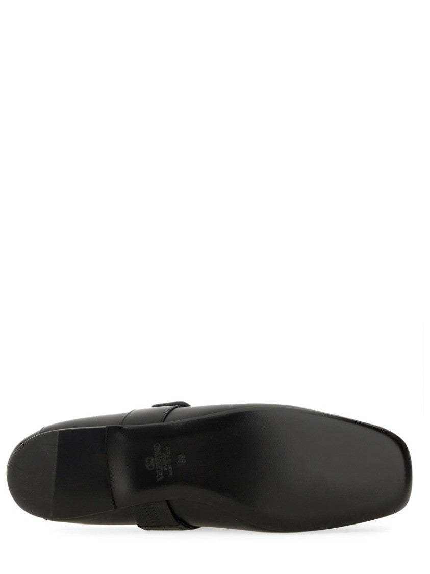 Valentino Garavani Mary-Jane Vlogo Locker Ballerina