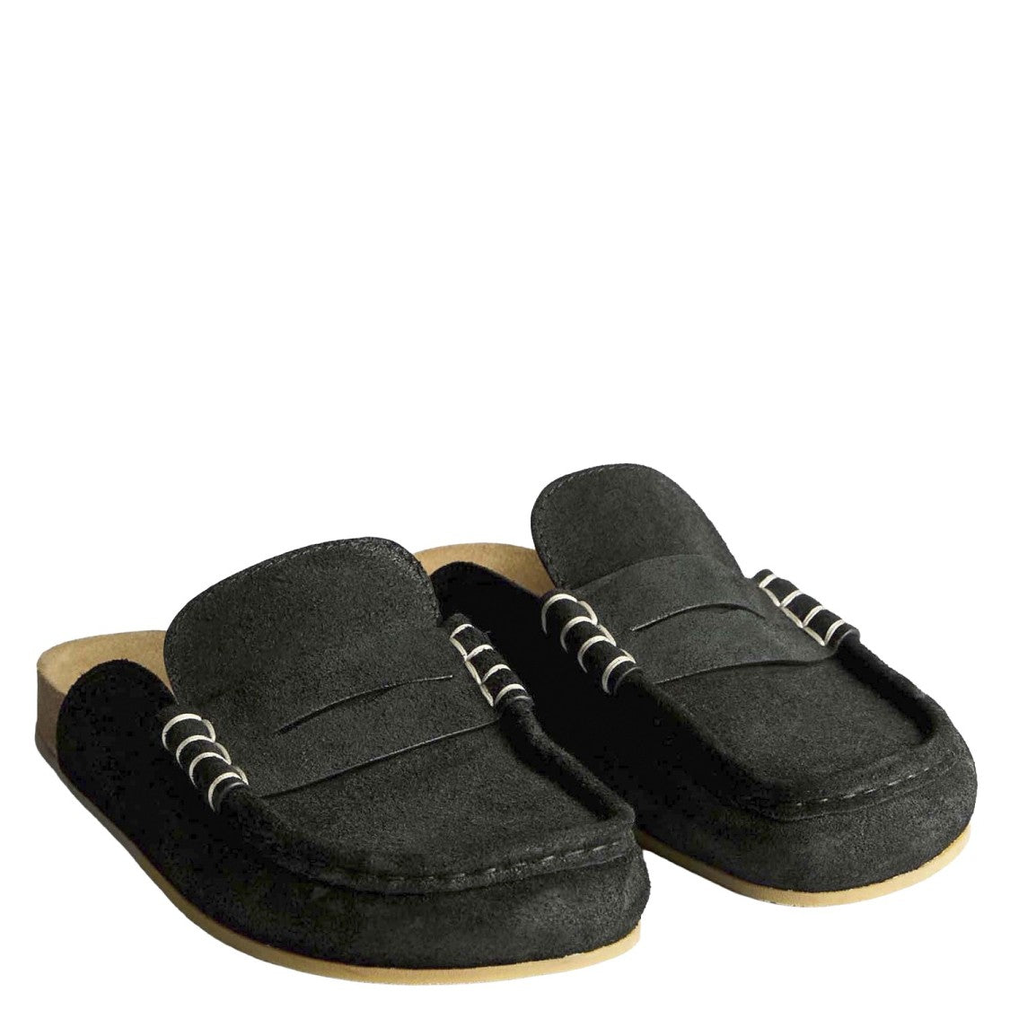 J. W. Anderson Suede Mule Loafers With Tapered Silhouette