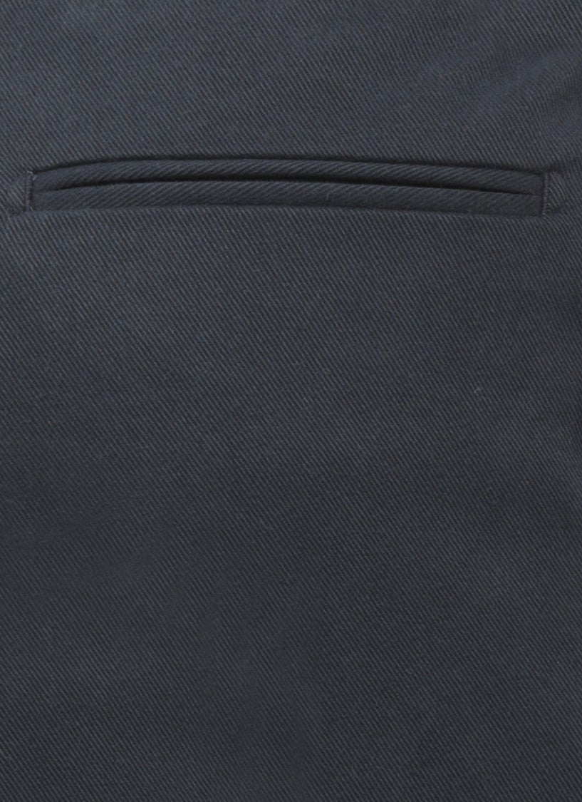 Devore Blue Tailored Wool Straight-Leg Pants