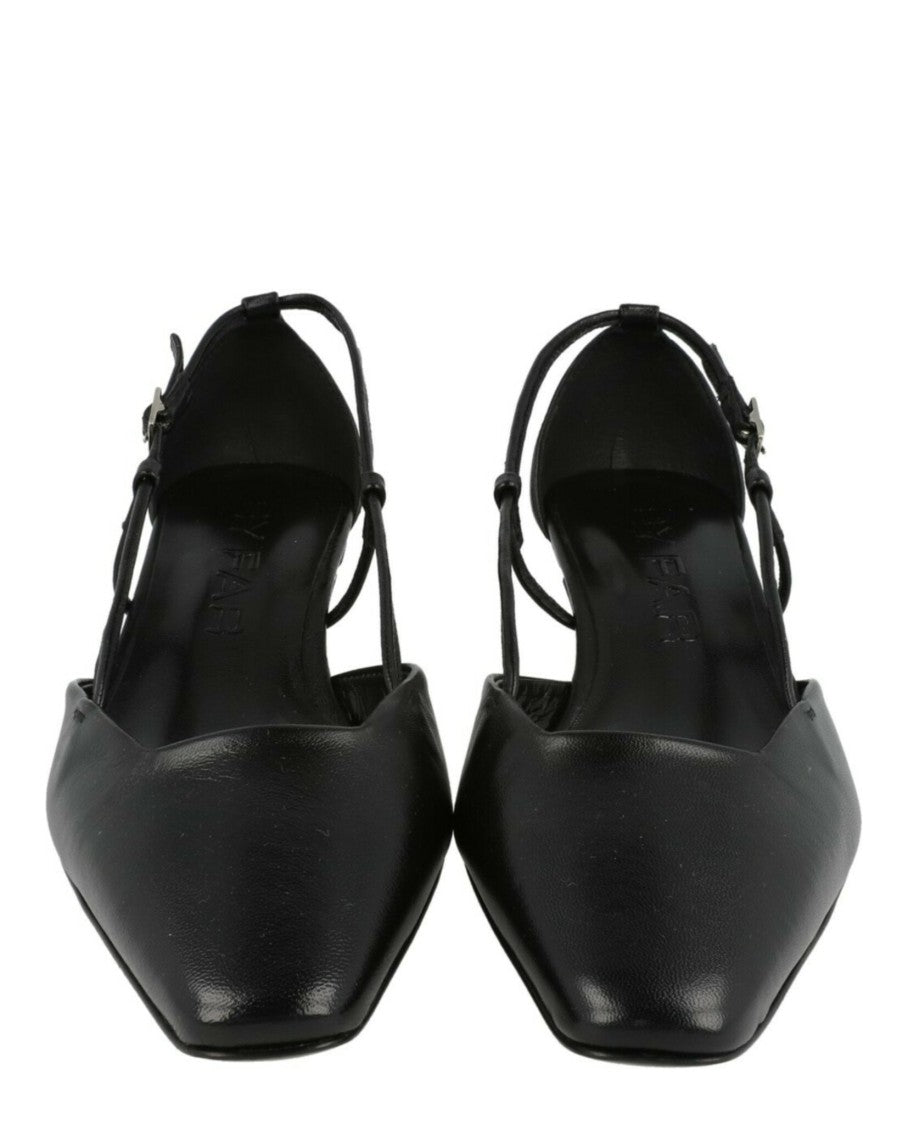 By Far Francine Leather Pumps