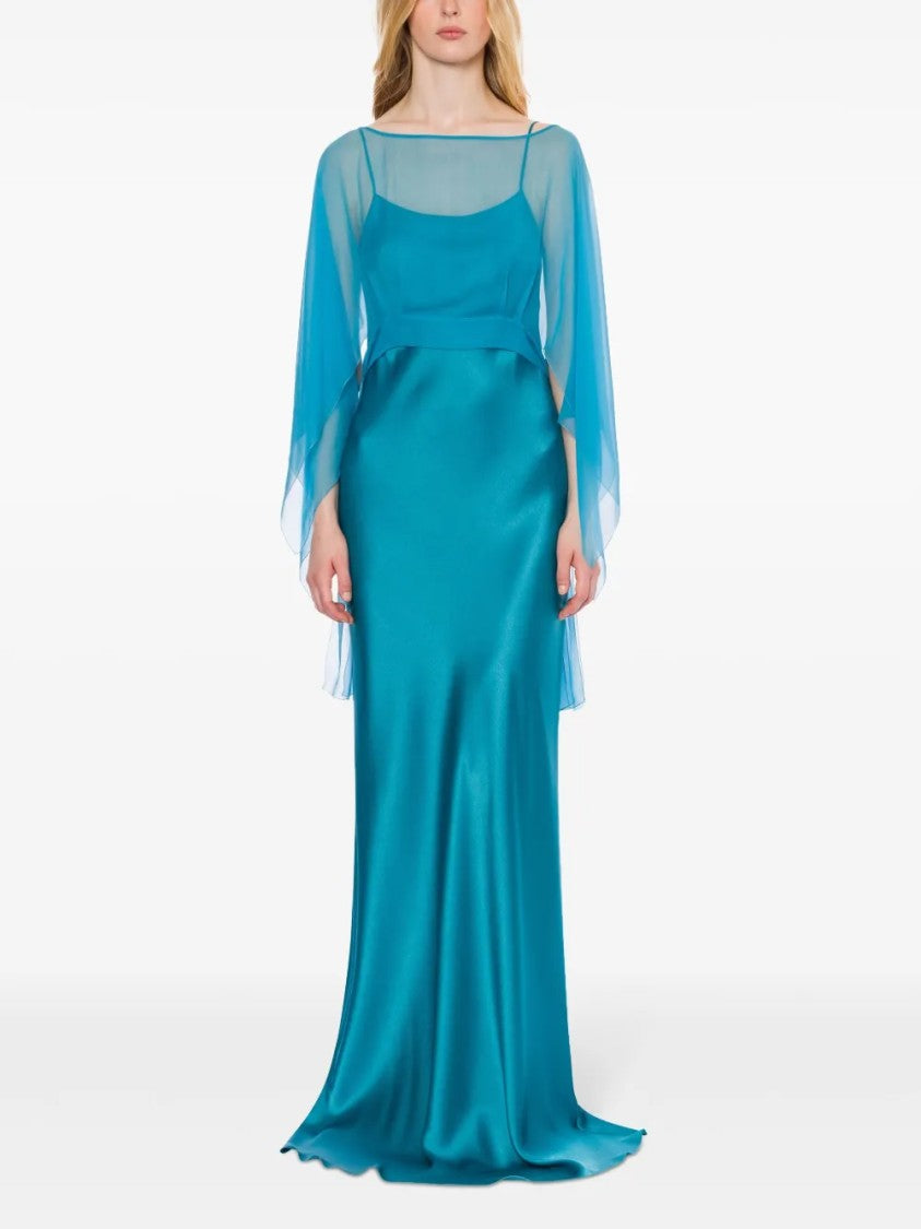 Alberta Ferretti Flowing Dress With Refined Feminine Silhouette