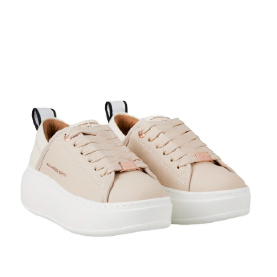Alexander Smith Ecowembley Sneakers In Beige Vegetable Leather