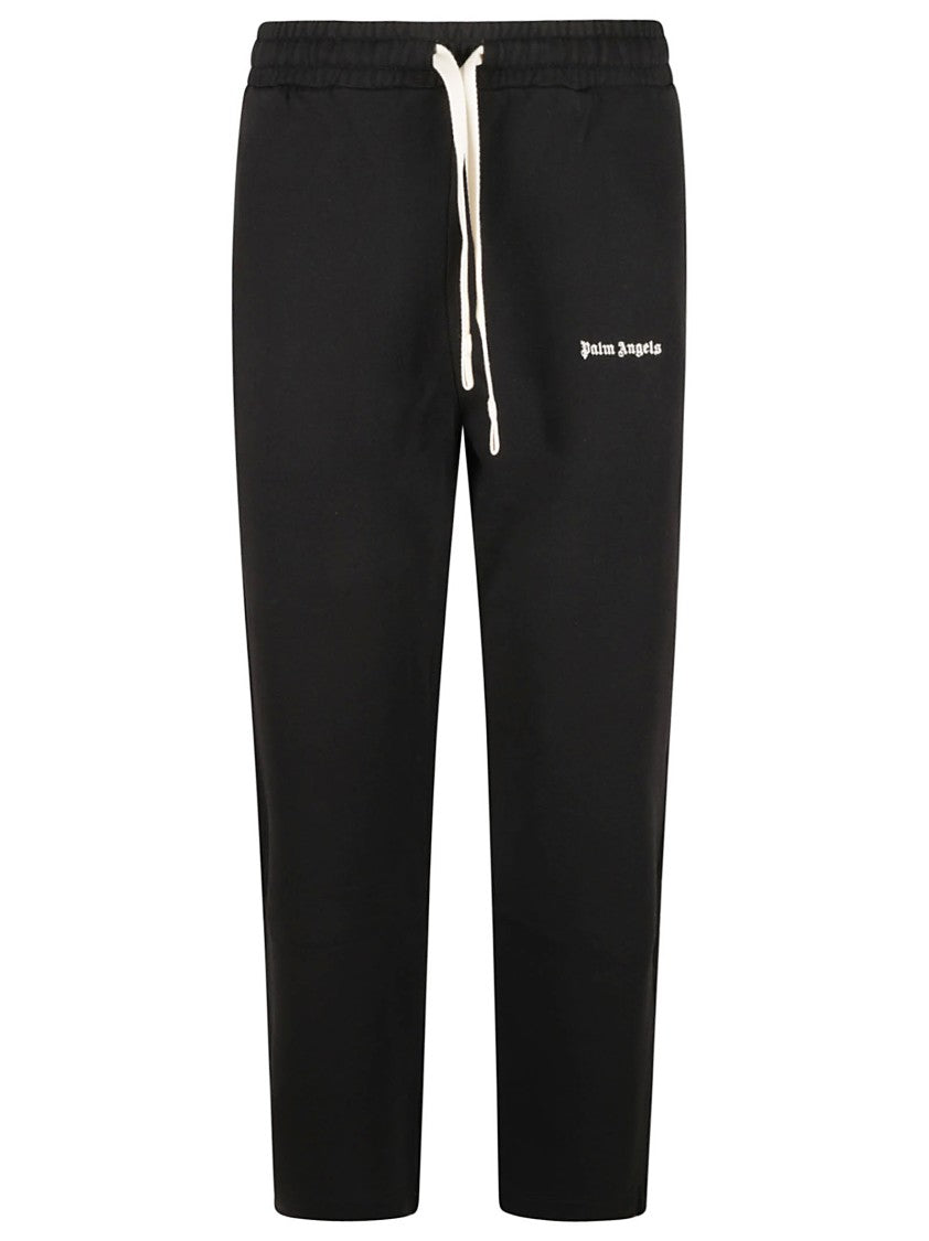 Palm Angels Relaxed Fit Black Trousers