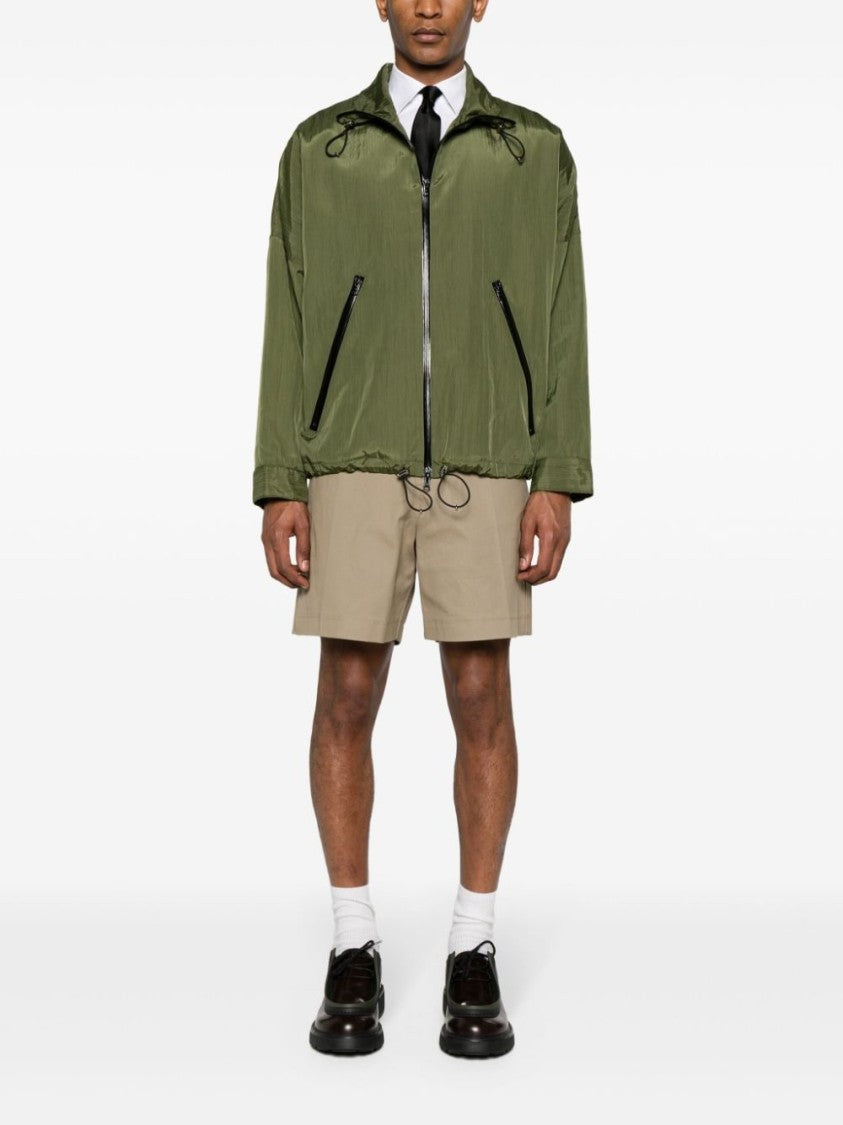 Valentino Garavani Beige Cotton Twill Weave Shorts