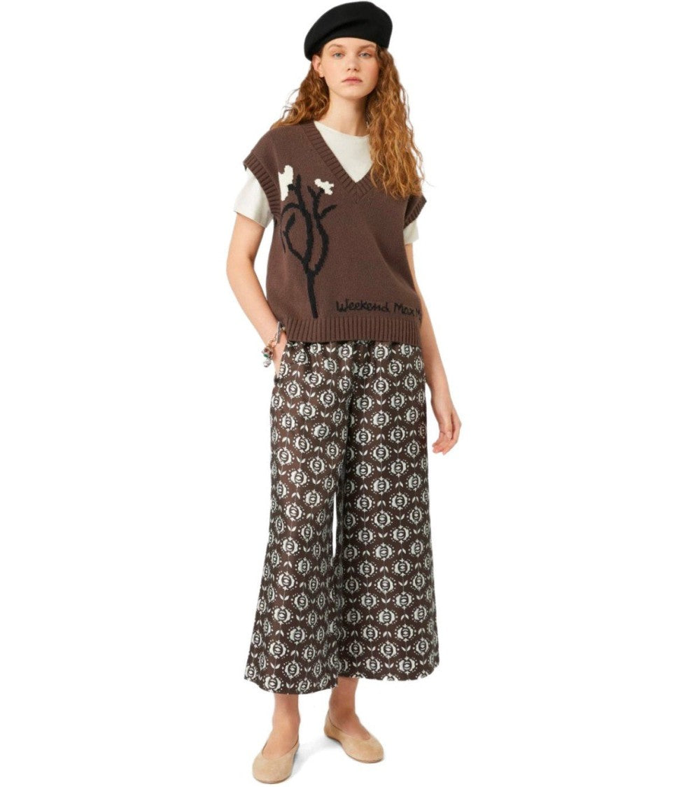 Max Mara Tortona Brown Pants