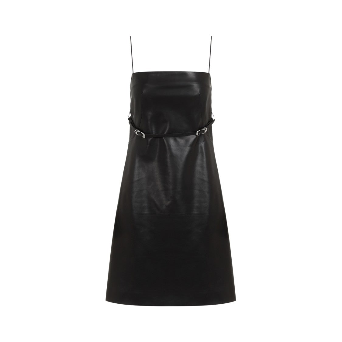 Givenchy Voyou Black Lamb Leather Mini Dress