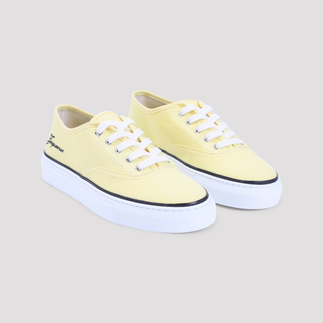 Jacquemus Yellow Orange Sneakers Cotton