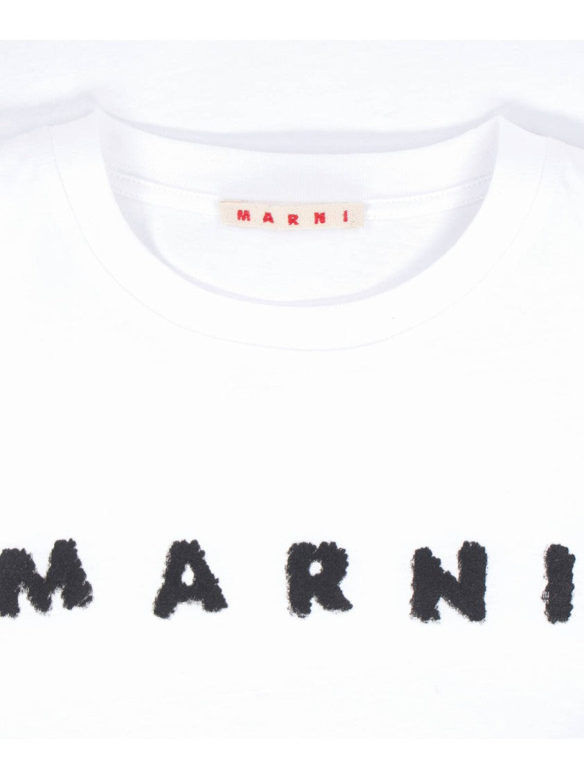 Marni Logo T-Shirt – White
