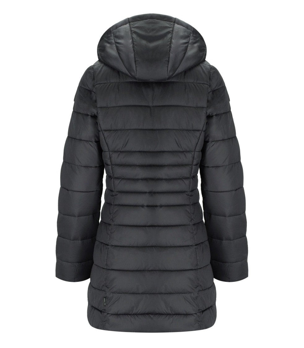 Save The Duck Reese Grey Hooded Padded Jacket