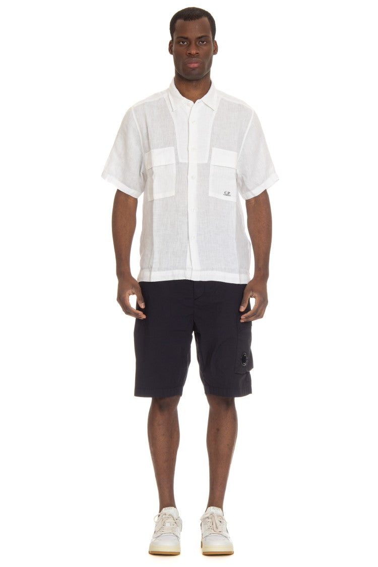 C.P. Company Short-Sleeve Linen Shirt