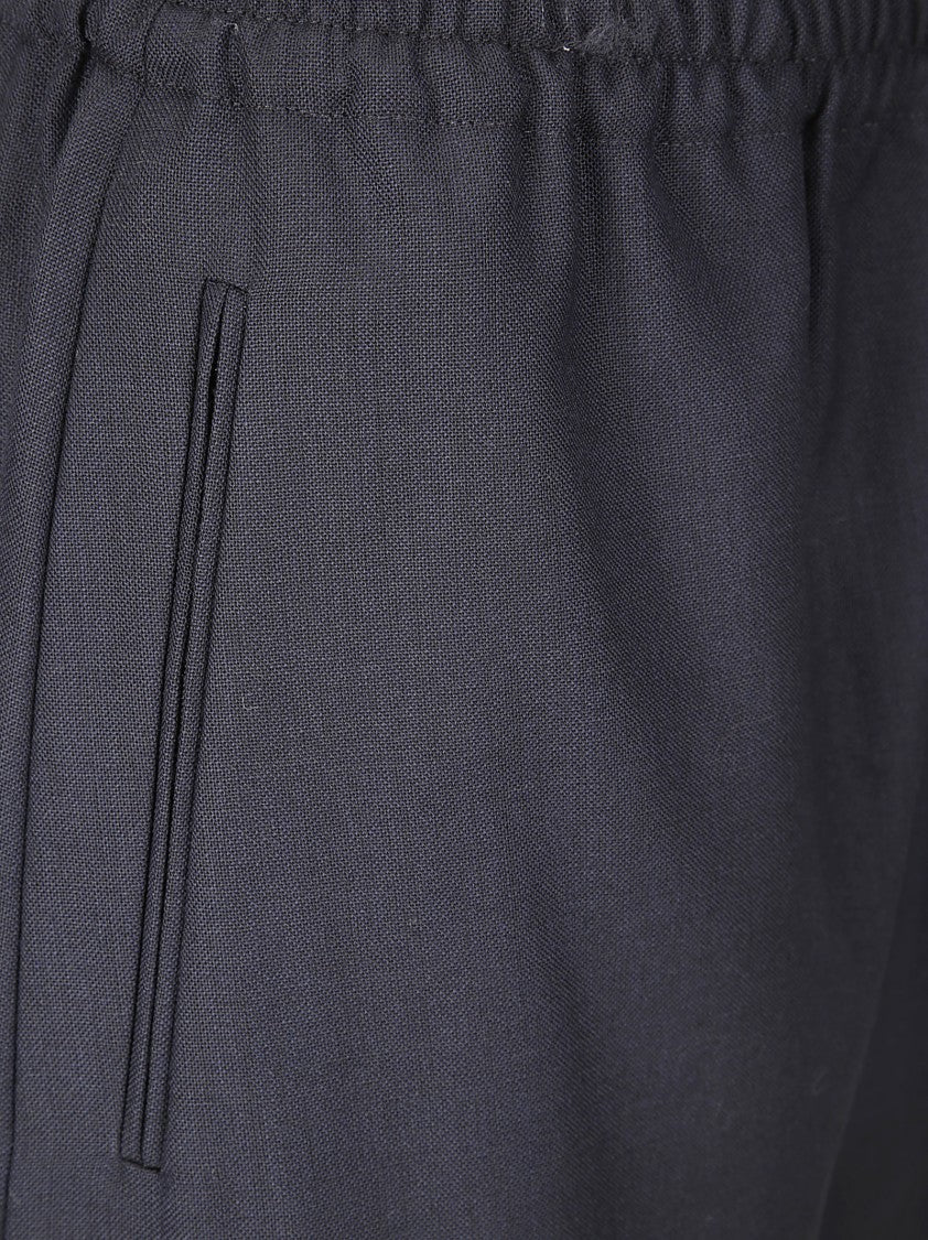 Studio Nicholson Wide Leg Trousers With Side Slit