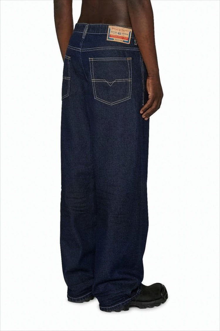 Diesel Loose-Fit Wide-Leg Denim Pants