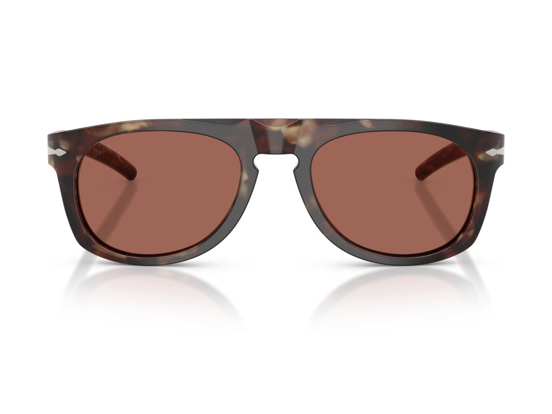 Persol Silver 0Po3401s Tortoiseshell Acetate Sunglasses