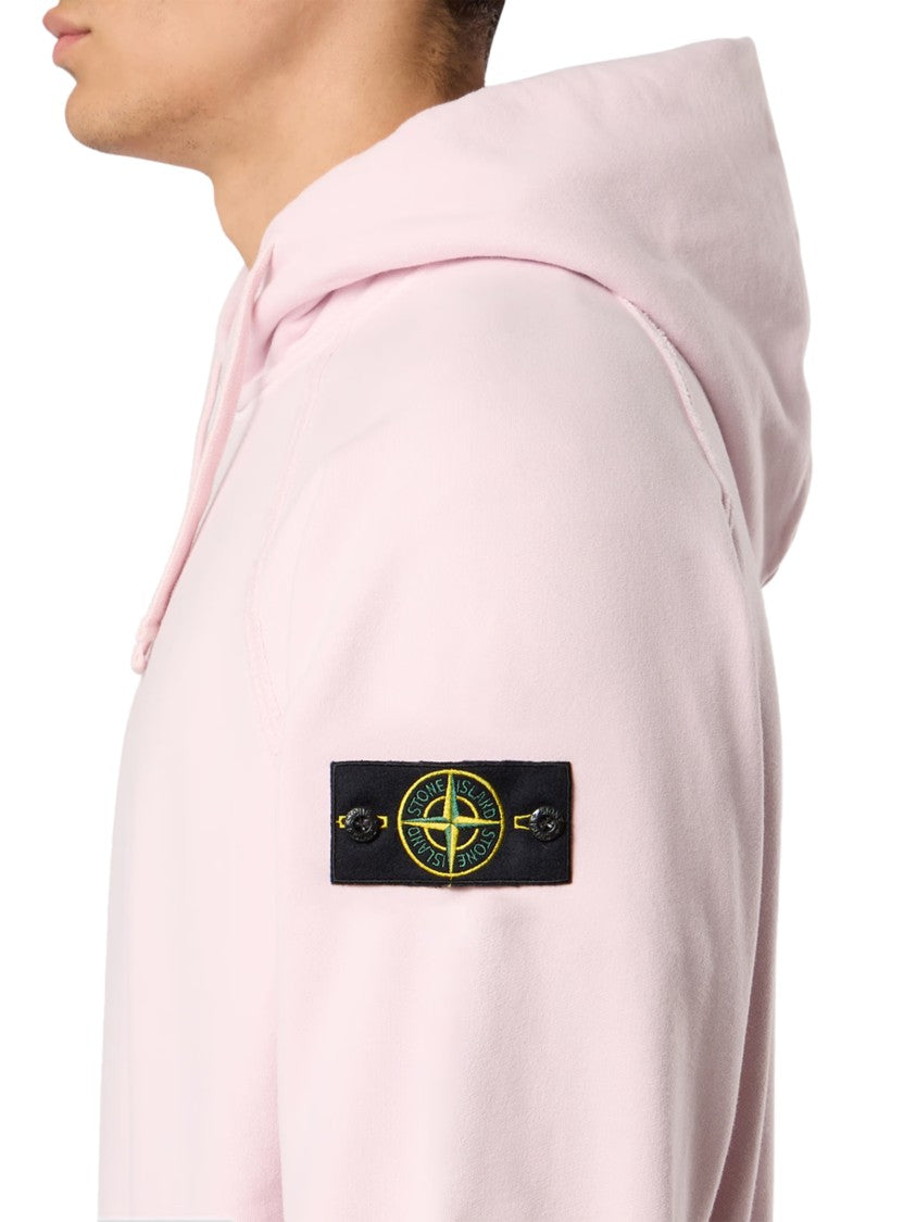 Stone Island Deep Anthracite Knit Sweater With Classic Crew Neckline