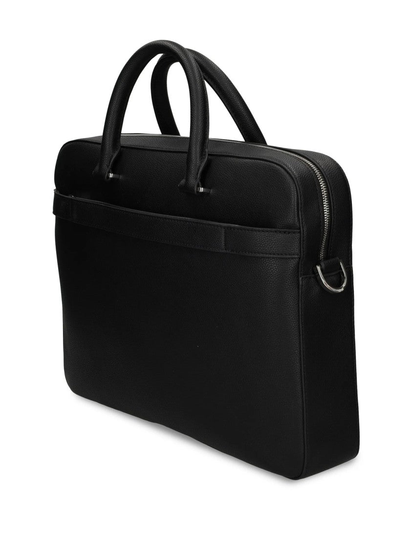 Hugo Boss Rectangular Document Bag With Dual Handles