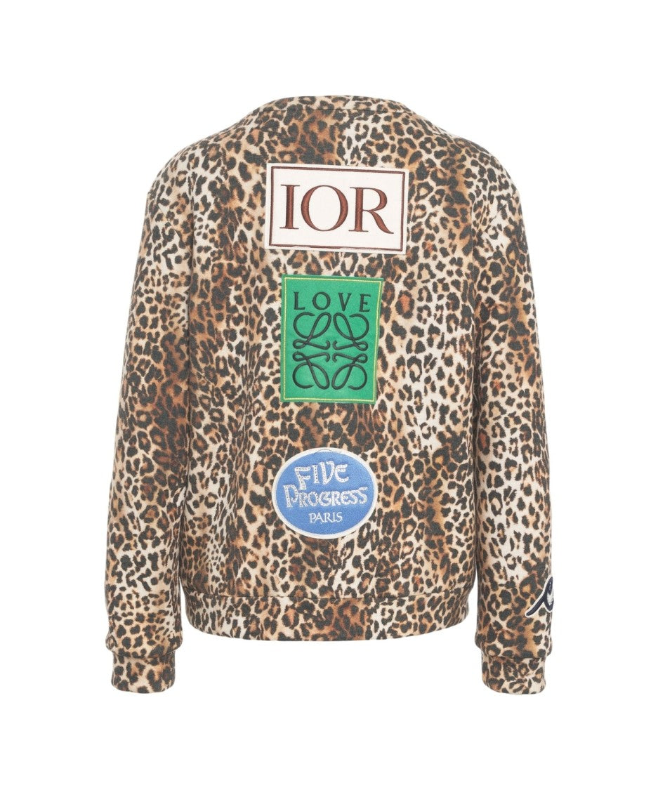 5 Progress Animal Print Jacket With Applications