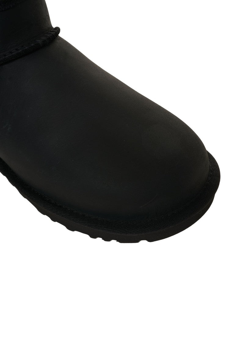 Ugg W Classic Ultra Mini Lthr' Smooth Leather Boots