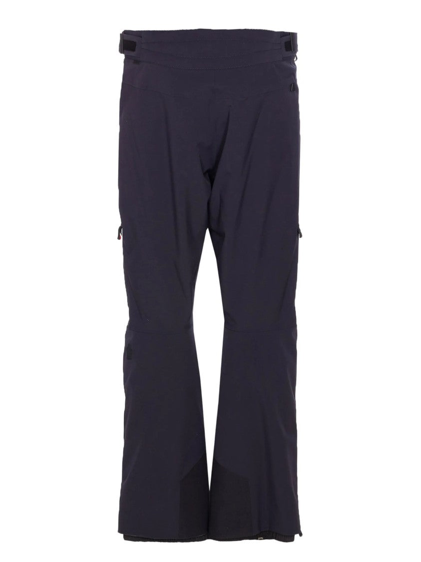 Moncler Grenoble Dark Straight-Leg Ski Pants With Reinforced Lower Sections