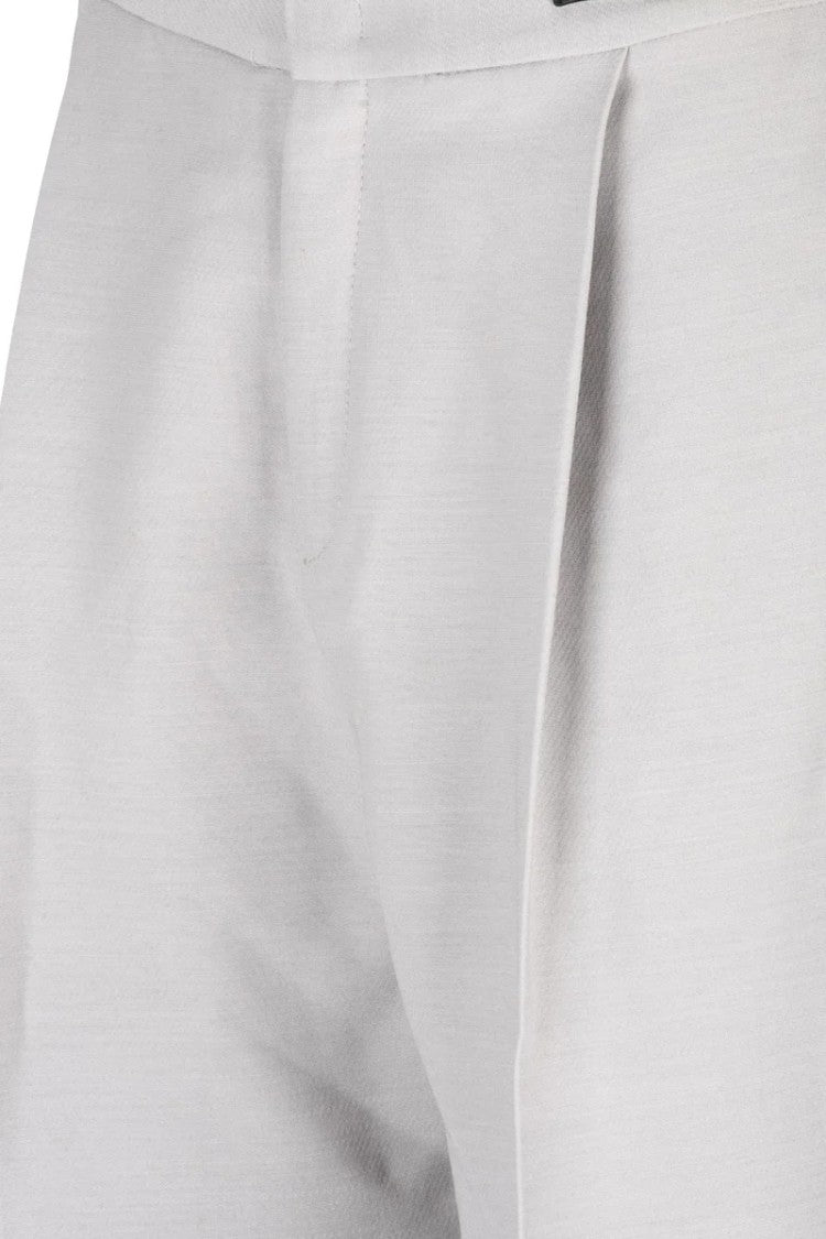Elisabetta Franchi Grey Viscose Trousers