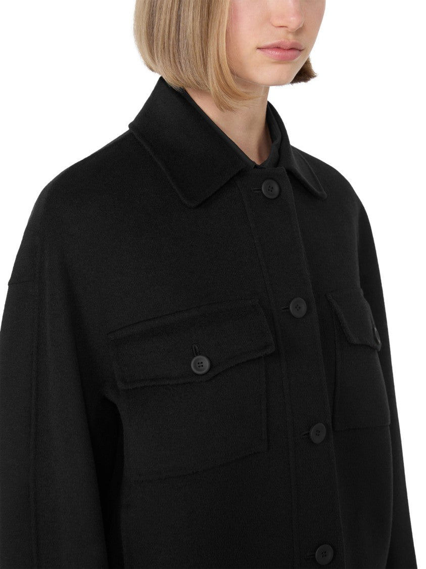 Max Mara Classic Button-Up Jacket With Structured Collar