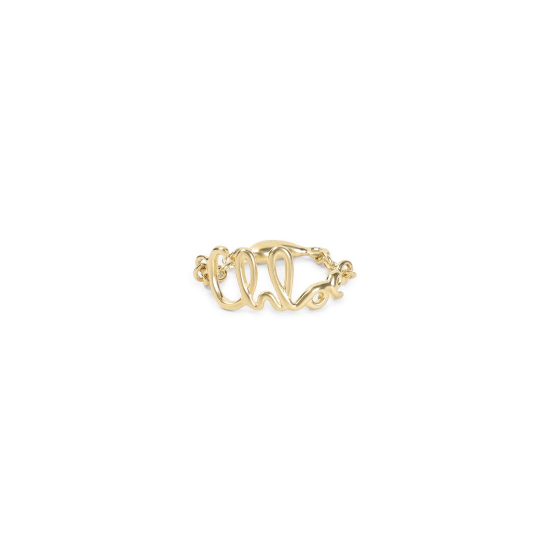 Chloé Vintage Gold Brass Ring Set