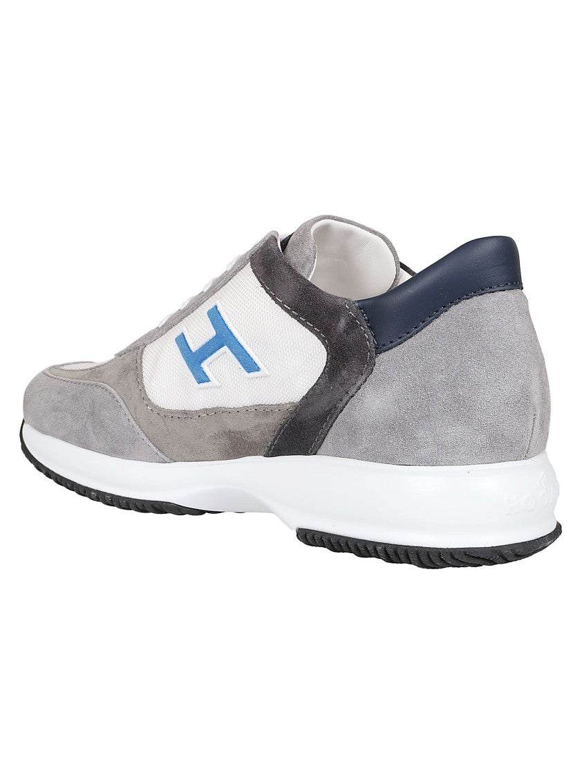 Hogan Interactive Leather And Suede Sneakers