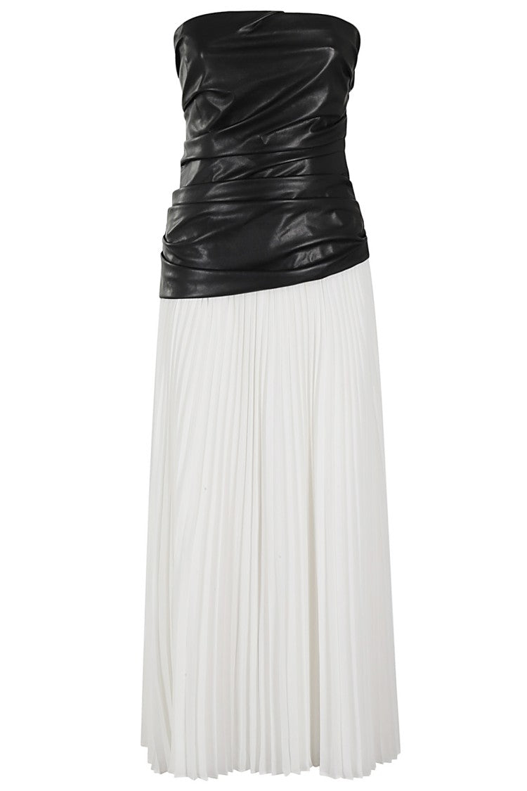 Simkhai Arie Strapless Bustier Midi Dress