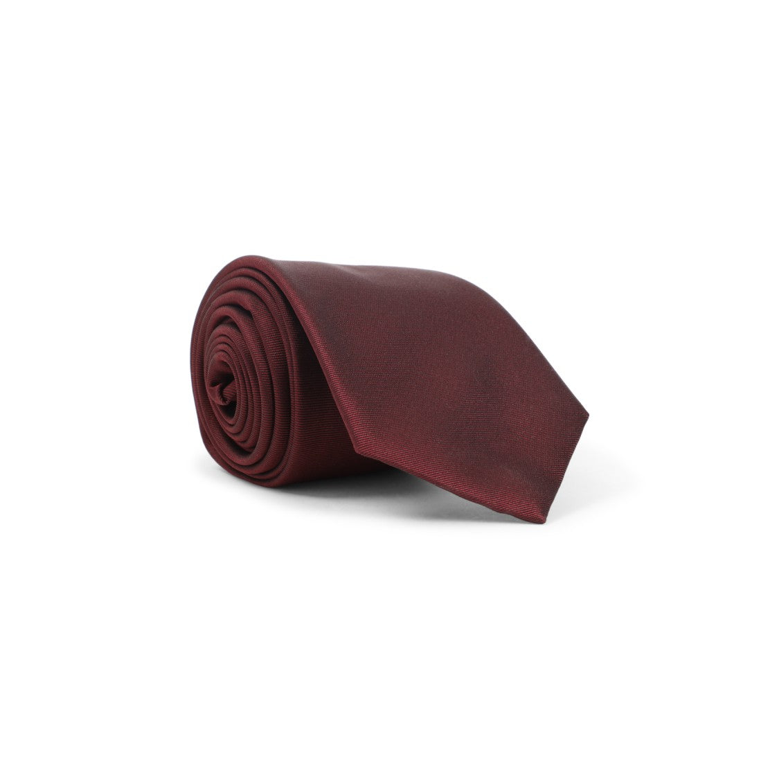 Giorgio Armani Burgundy Silk Tie With Lustrous Finish