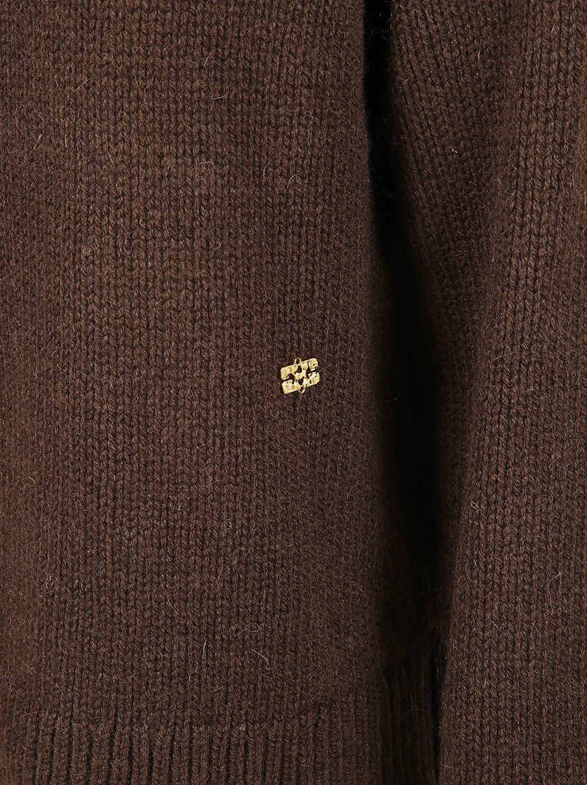 Ganni Wool And Yak Blend Sweater