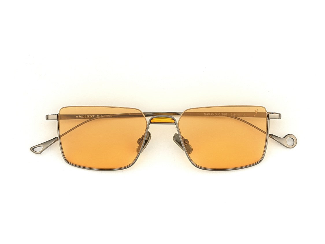 Eyepetizer Amber Nakano Metal Square Sunglasses