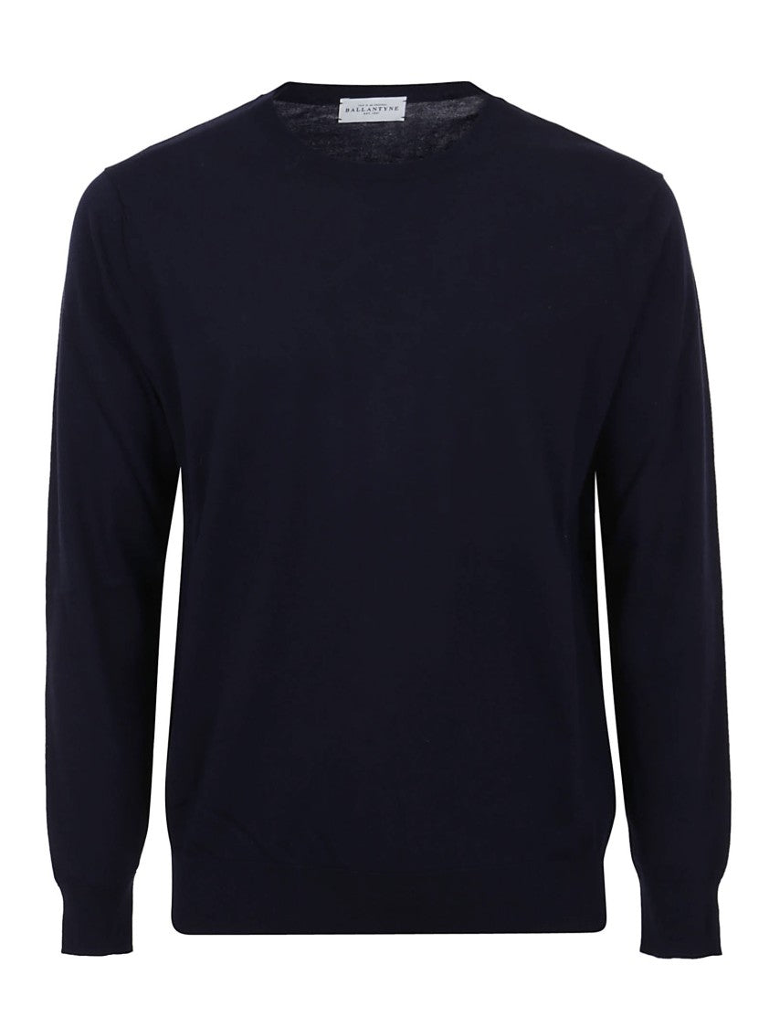 Ballantyne Classic Cotton Sweater With Timeless Design