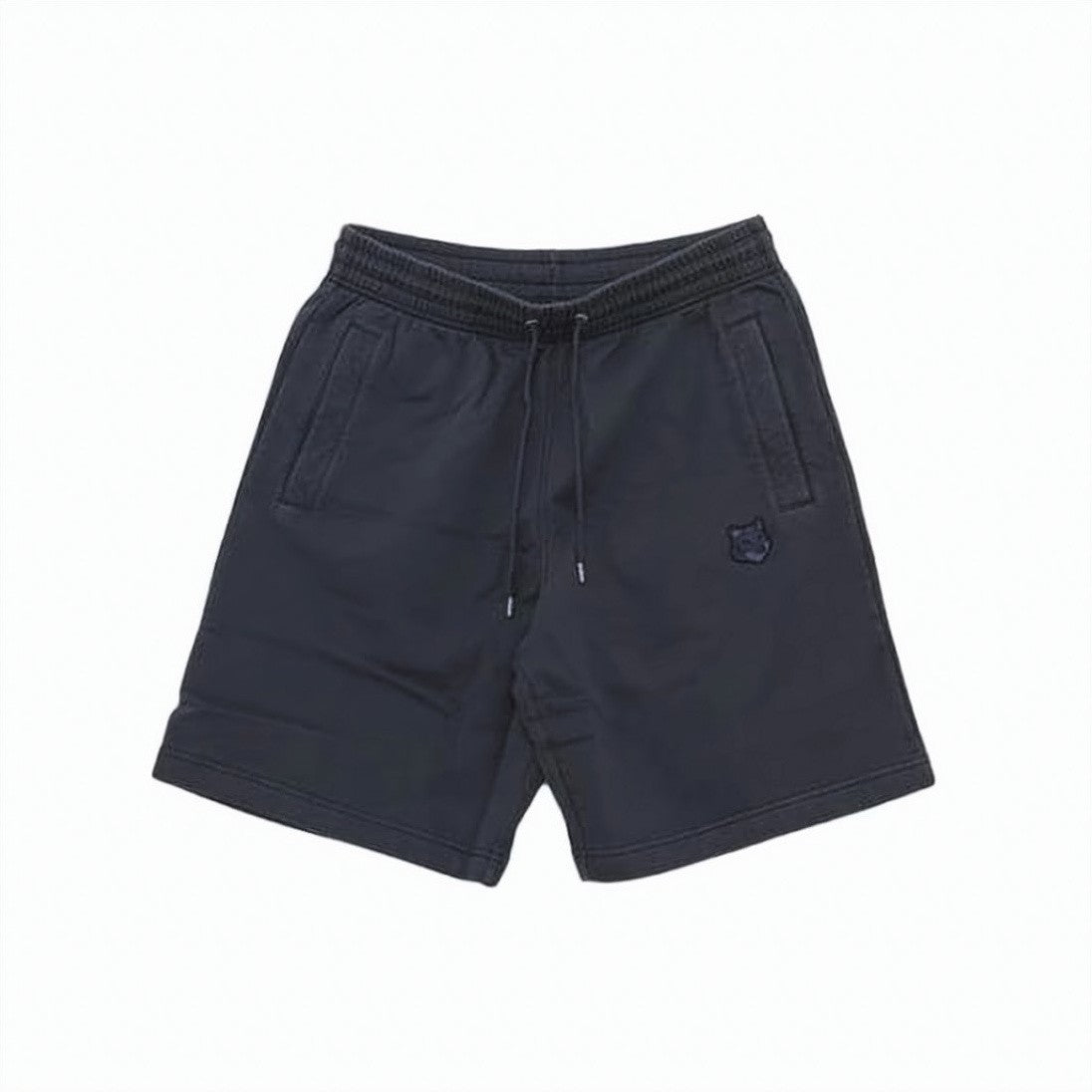 Maison Kitsuné Relaxed Fit Cotton Shorts With Drawstring Waistband