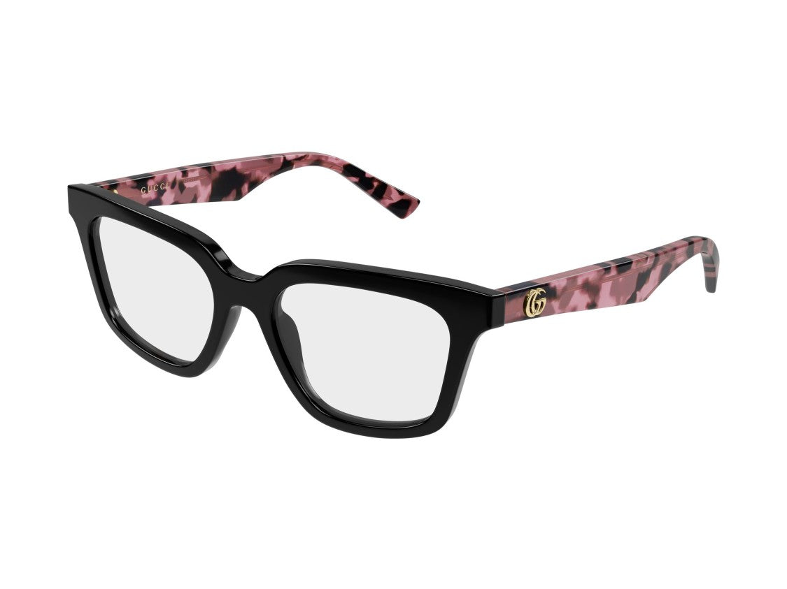 Gucci Glossy Black Gg2181o Acetate Square Eyeglasses