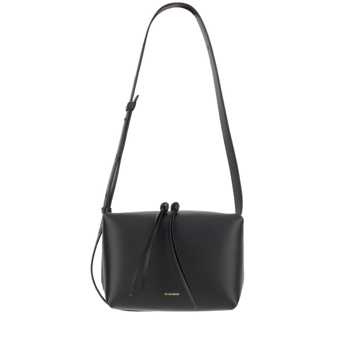 Jil Sander Leather Shoulder Bag With Logo