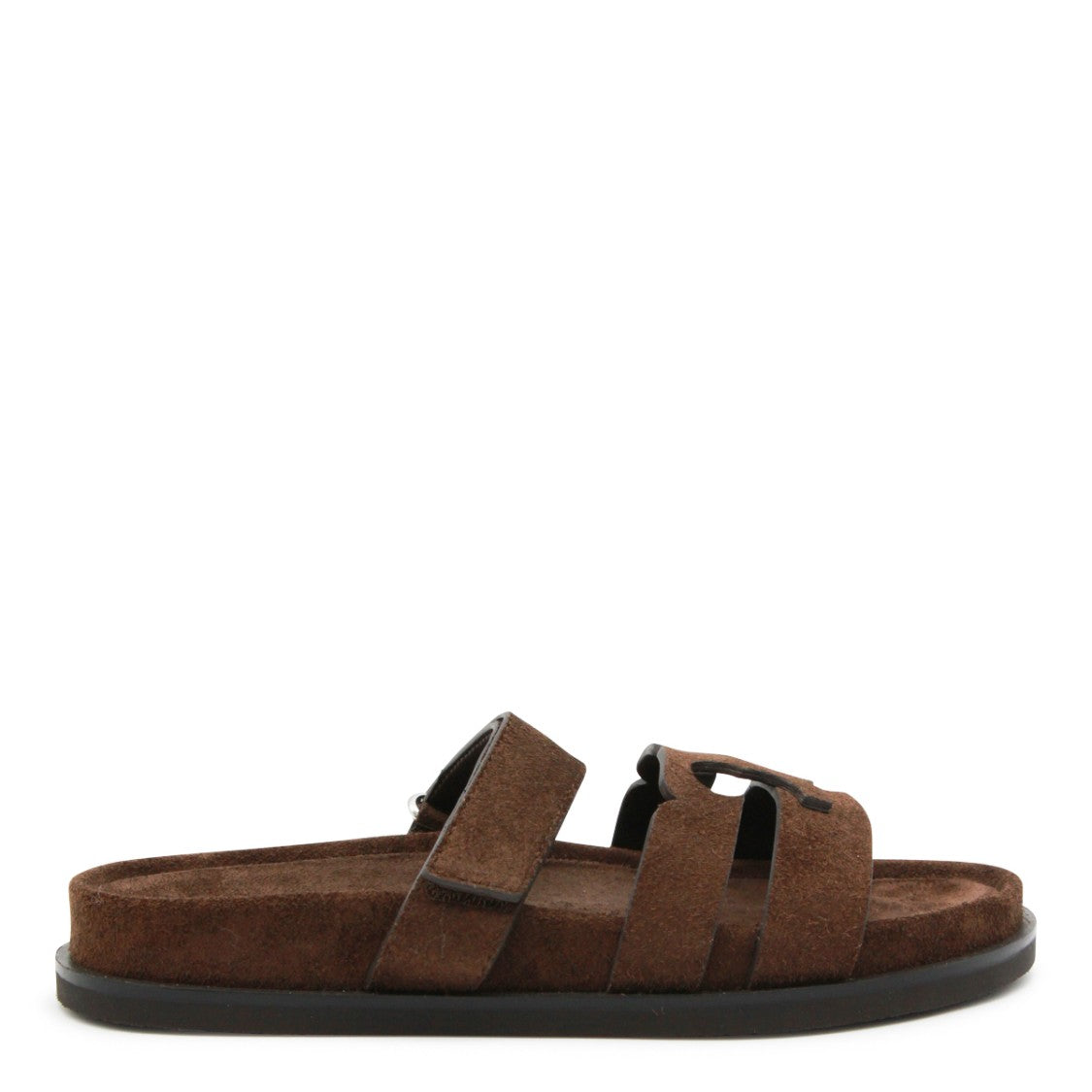 Tory Burch Brown Leather Sandals