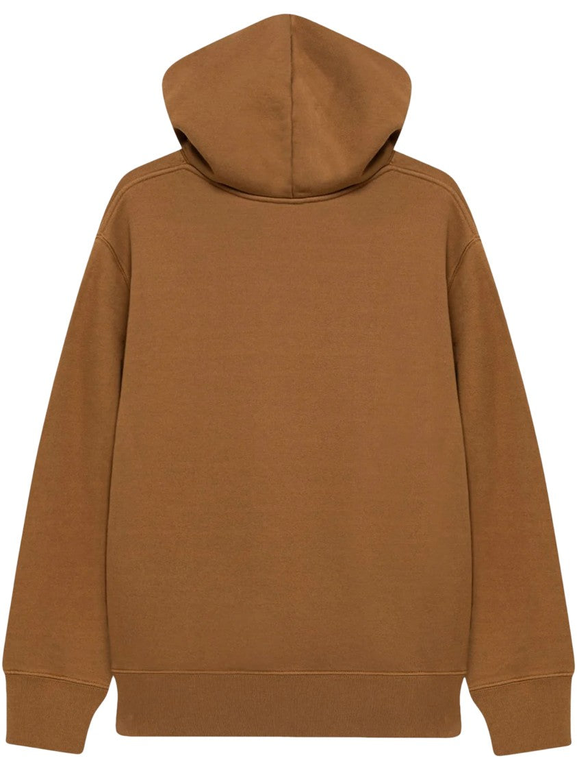 Autry Relaxed Fit Heavy Jersey Hoodie With Embroidered Logo