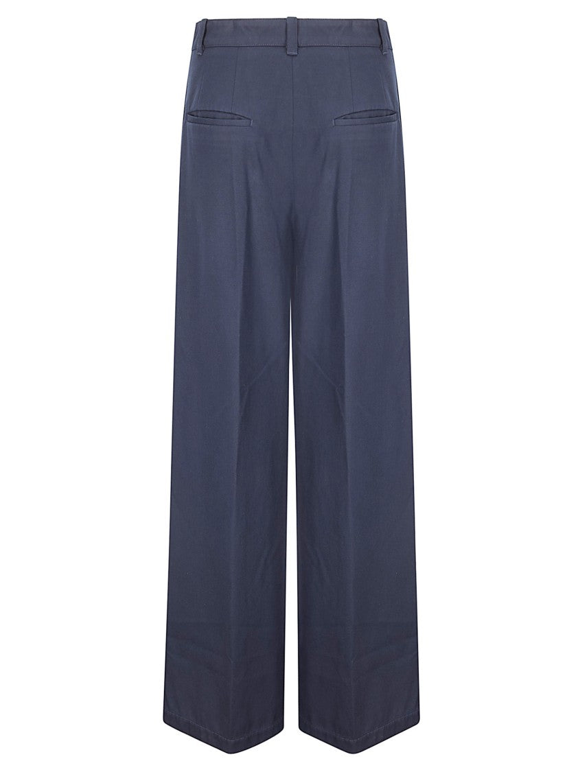 A.P.C. Black Ginny Wide-Leg Trousers