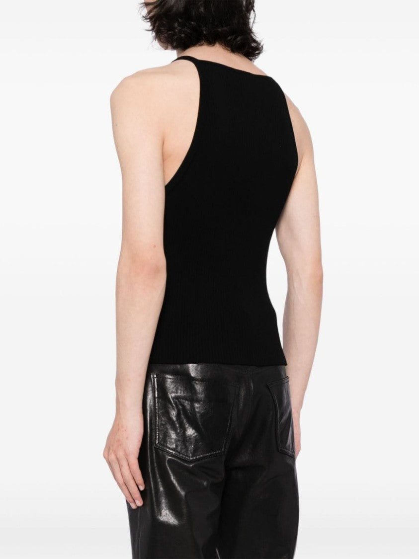 Courrèges Ribbed Knit Top