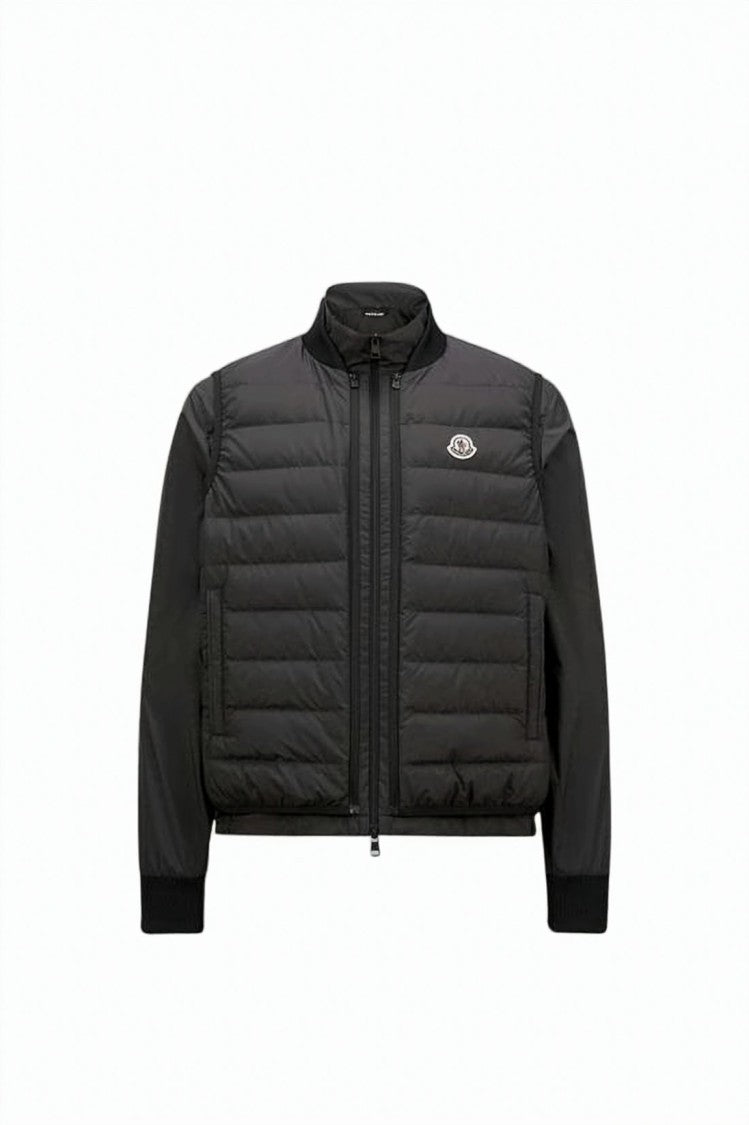 Moncler Quilted Padded Vest With Ribbed Cuffs