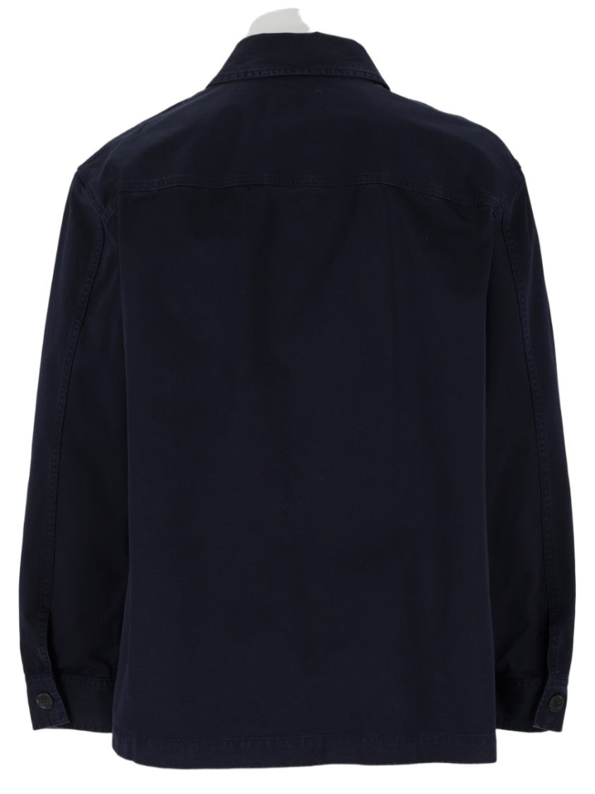 Saint Laurent Cassandre Cotton Overshirt
