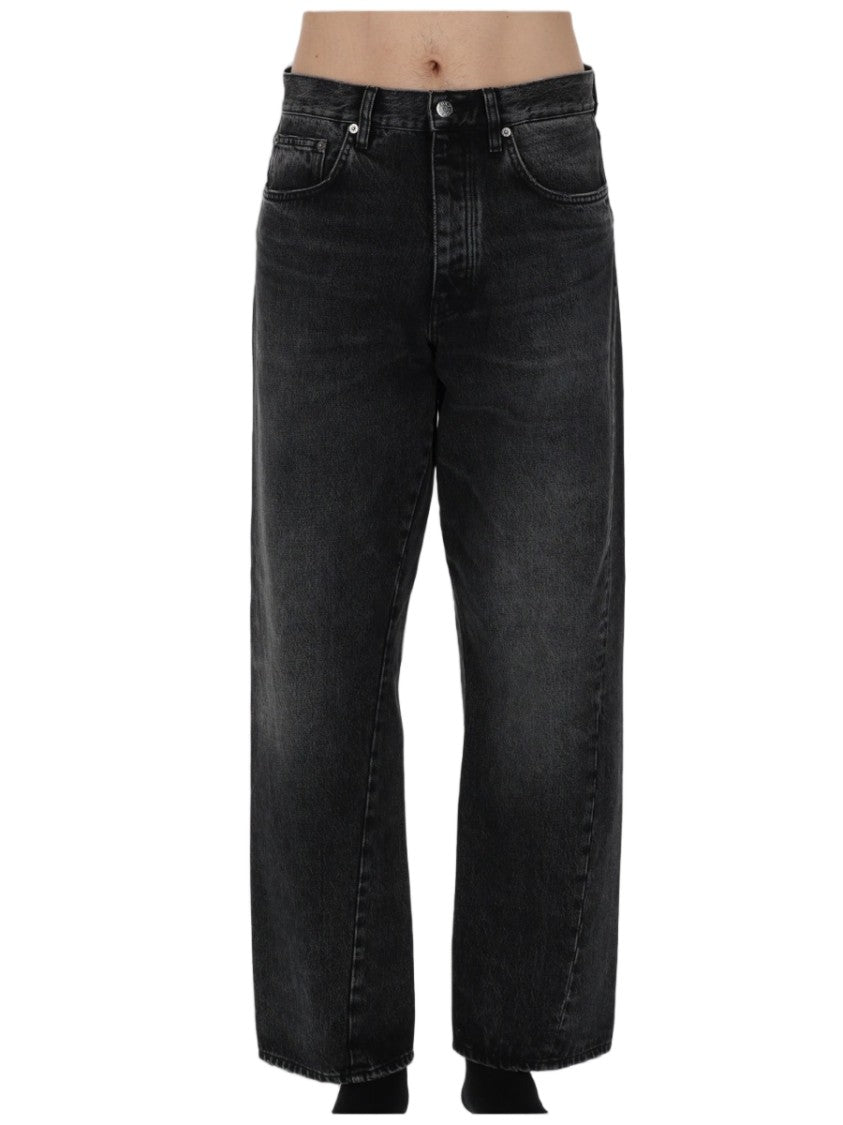 Sunflower Wide Twist Wide-Leg Five-Pocket Jeans