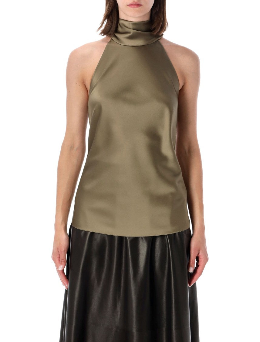Polo Ralph Lauren Satin Chilton Sleeveless Blouse