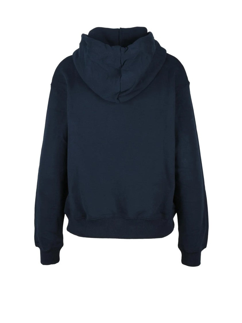Tommy Hilfiger Cropped Hoodie With Drawstrings And Bold Logo
