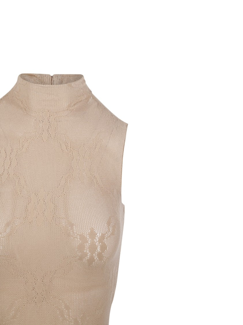 Victoria Beckham Sleeveless High Neck Bodysuit
