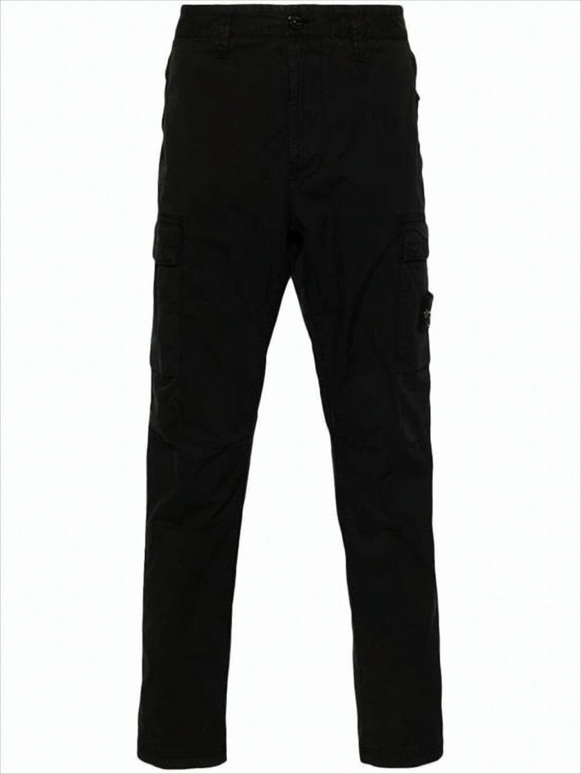 Stone Island Straight-Fit Cargo Pants With Signature Logo Detail