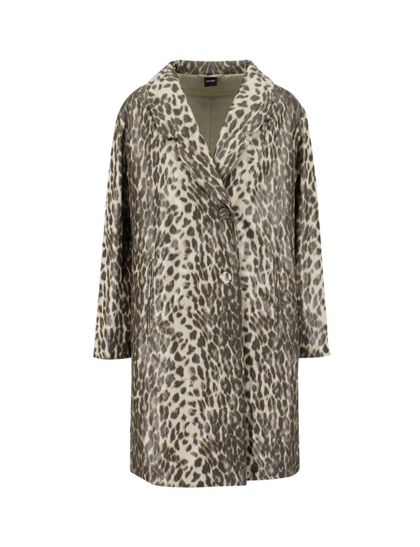 Aspesi Leopard Print Coat