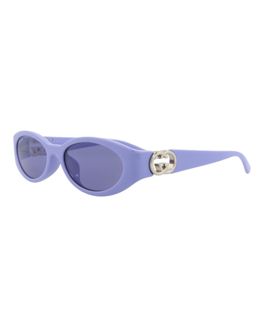 Gucci Round-Frame Injection Sunglasses