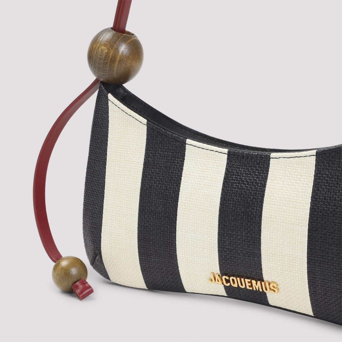 Jacquemus Small Shoulder Bag With Bold Stripes