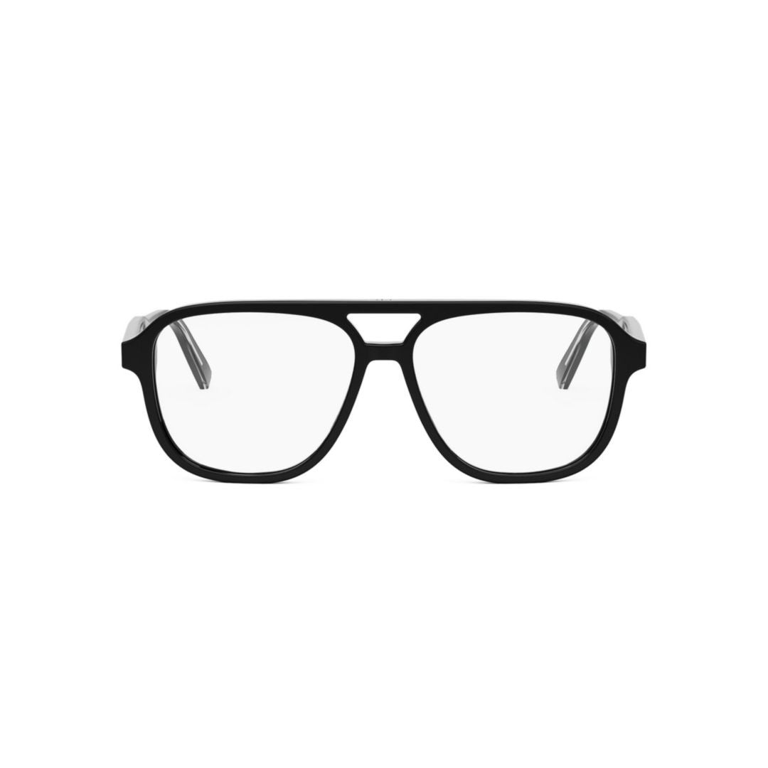 Dior Diorbotanicao A1i Black Rectangular Frame Eyeglasses